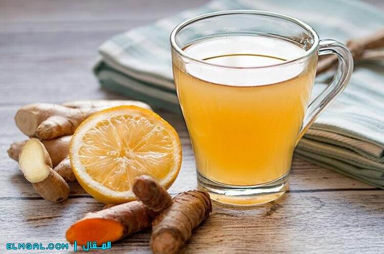 Ginger and Lemon tea شاى الزنجبيل بالليمون